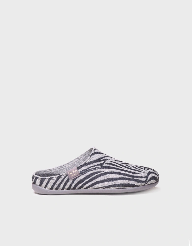 MAUI-NM Womens Slippers Zebra