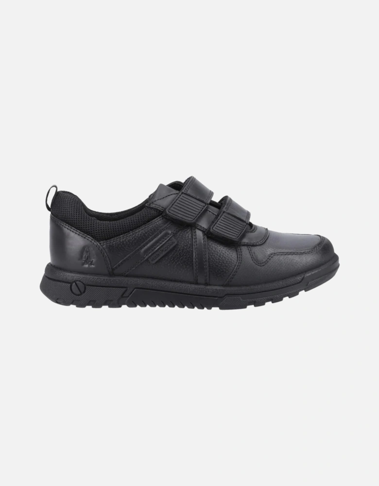 SPENCER Boys Leather School Shoes Black