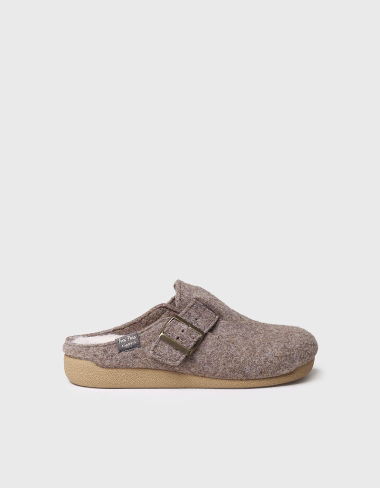 MIMA-FP Womens Slippers Taupe