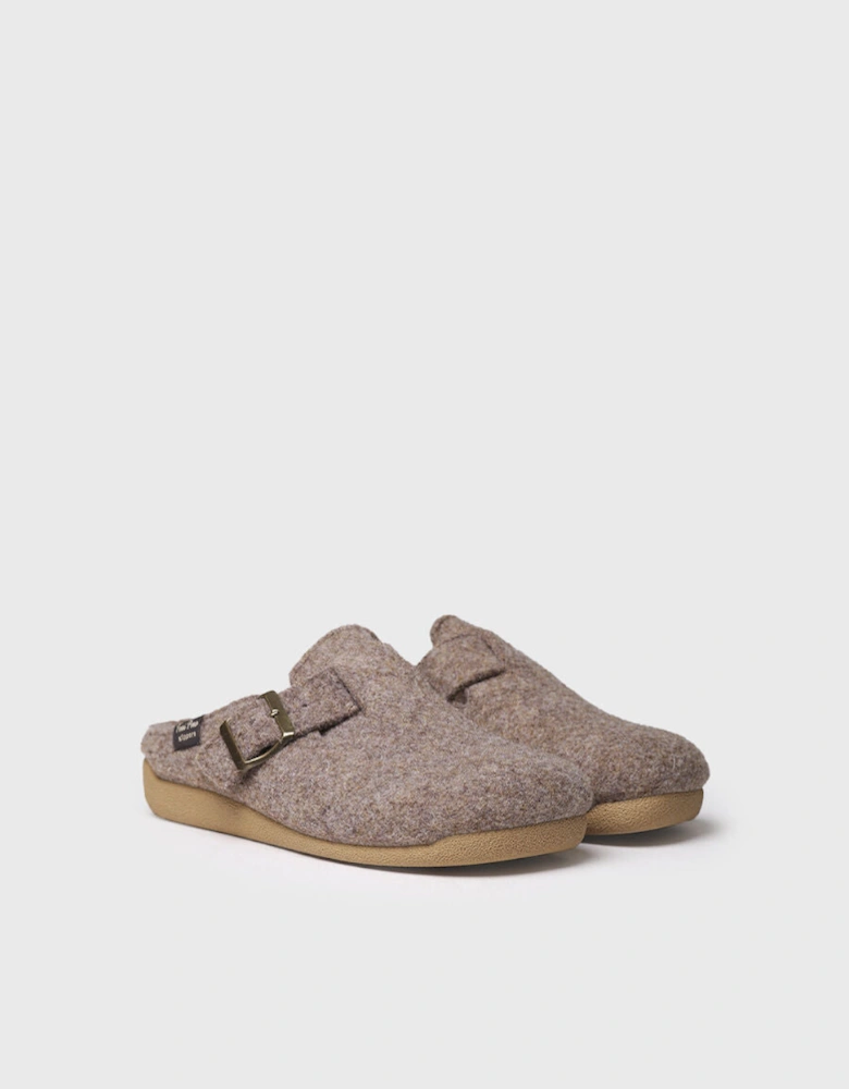 MIMA-FP Womens Slippers Taupe
