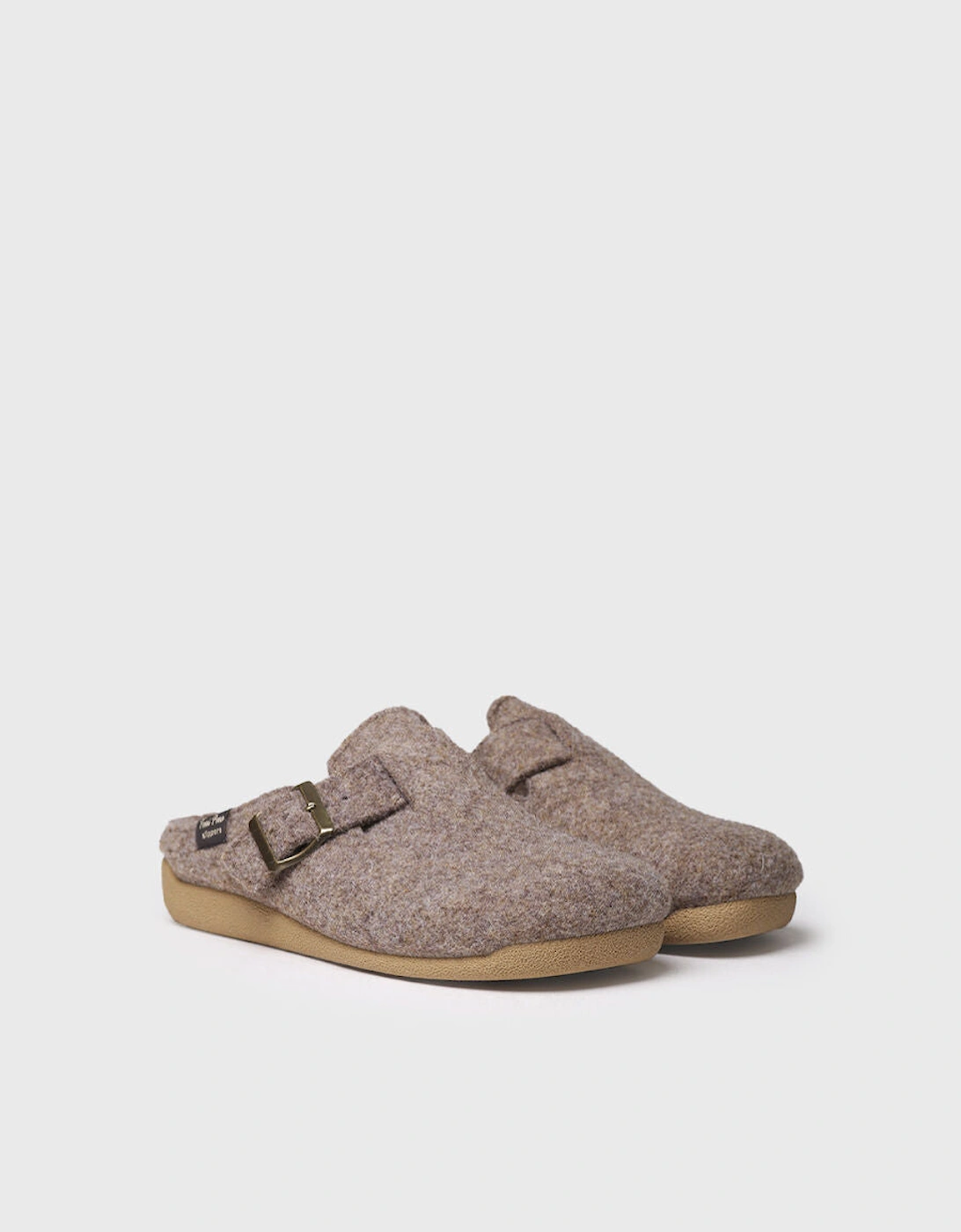MIMA-FP Womens Slippers Taupe