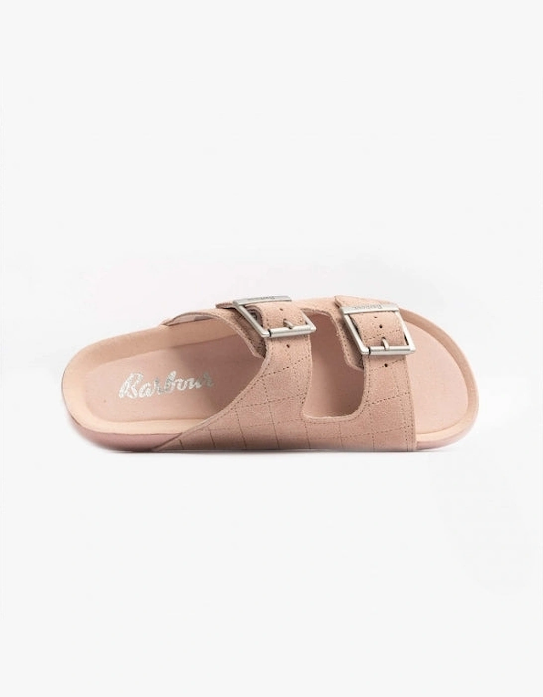 ELLIS Womens Suede Mule Slippers Pink