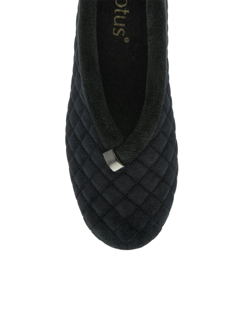 EADIE Womens Slippers Black