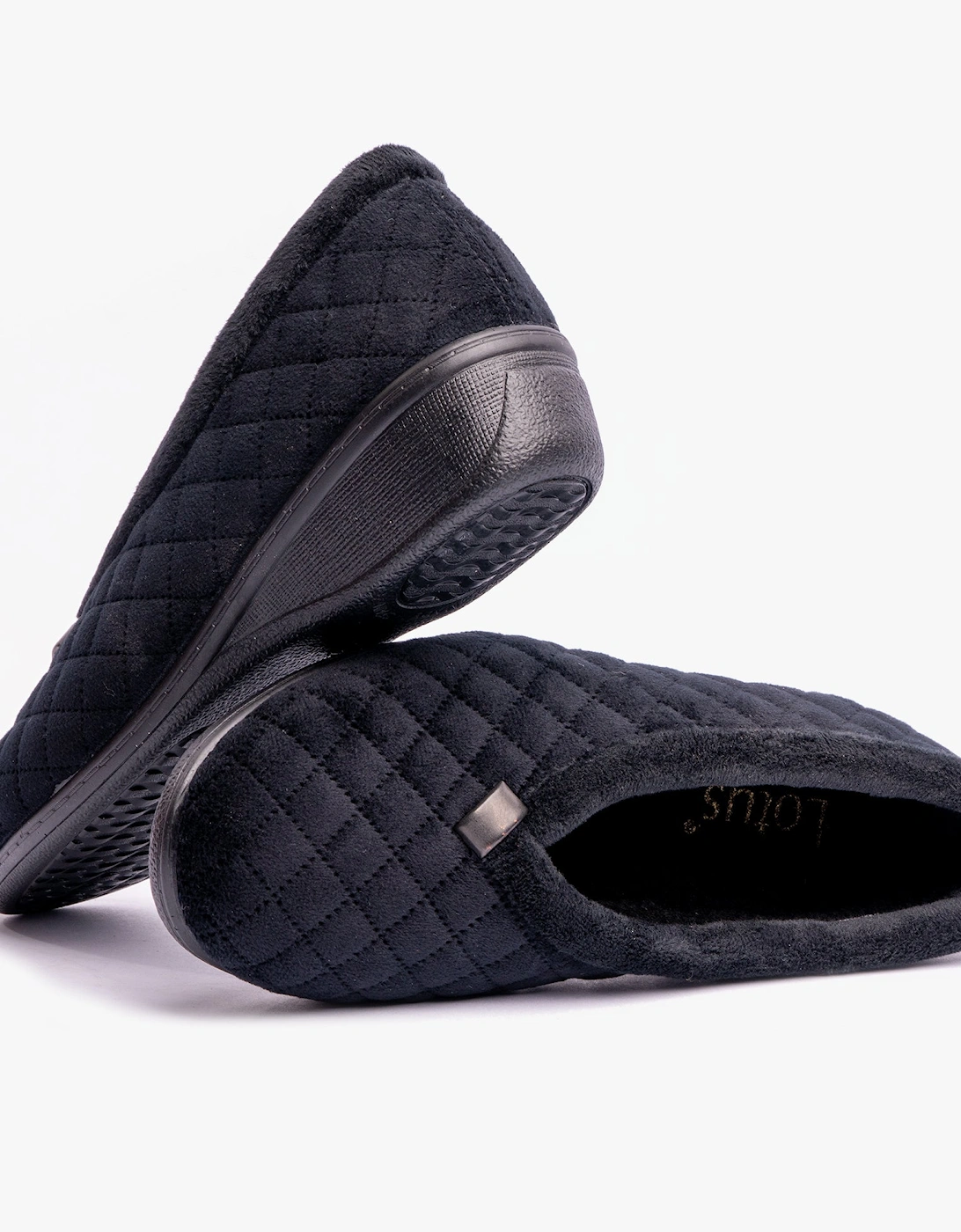 EADIE Womens Slippers Black