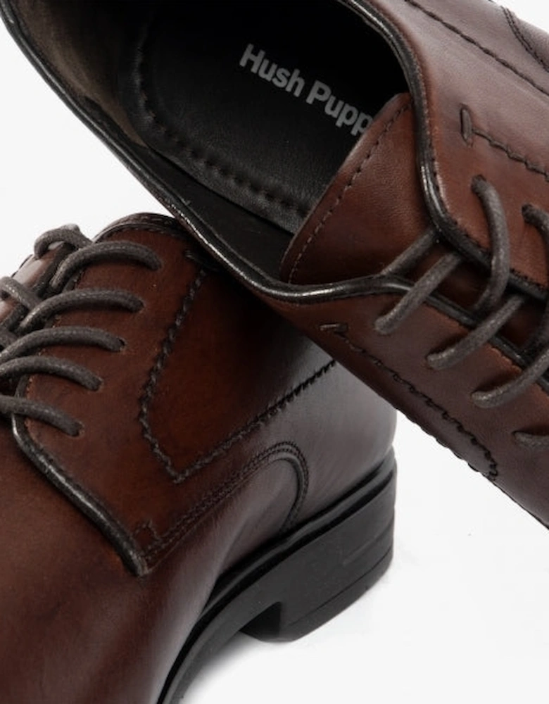 STERLING Mens Leather Shoes Brown