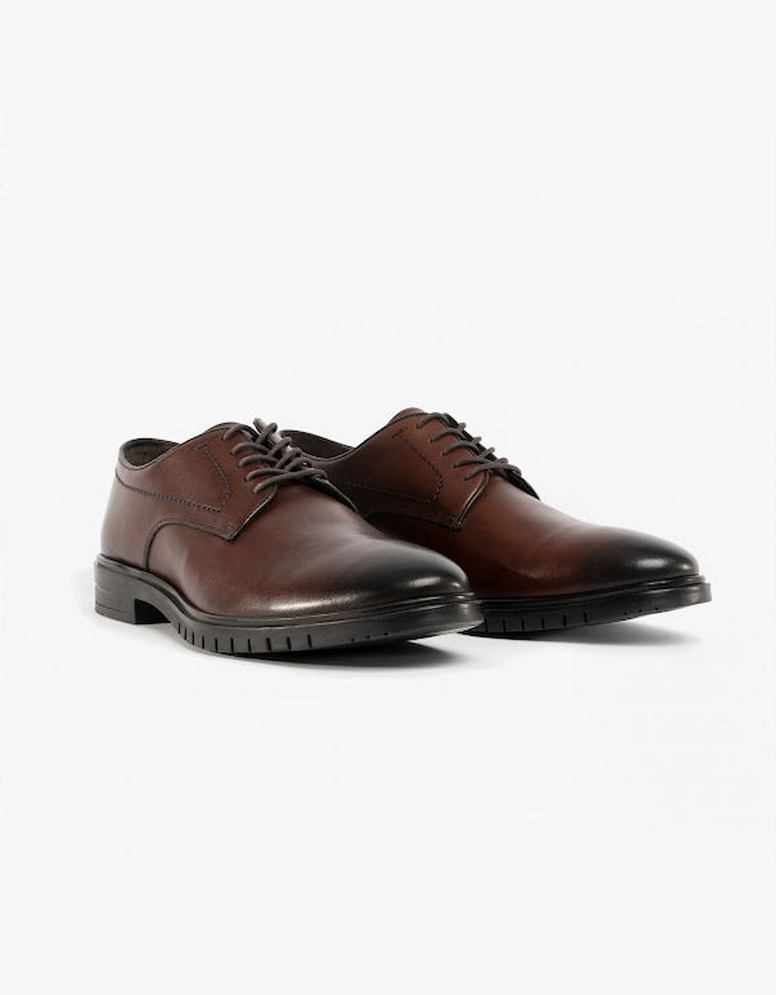 STERLING Mens Leather Shoes Brown