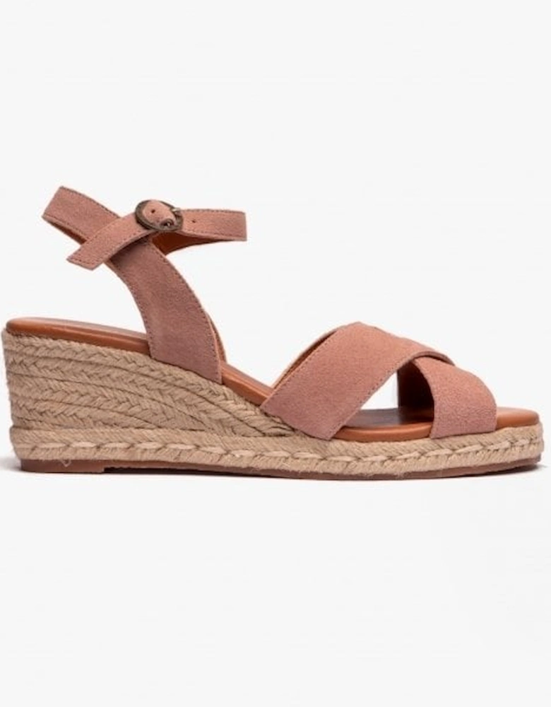 EMILY Womens Wedge Sandals Nude