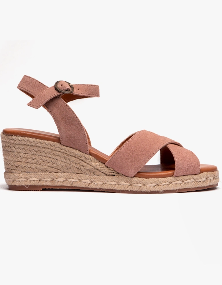 EMILY Womens Wedge Sandals Nude