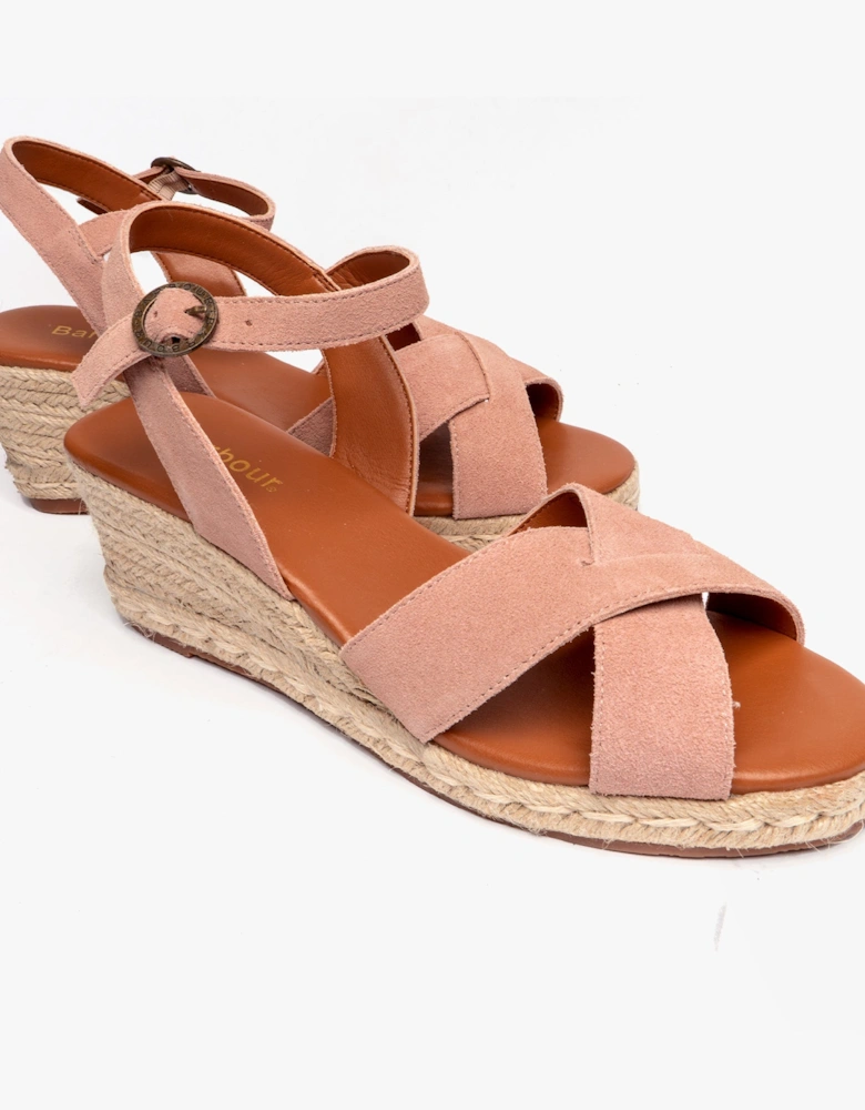 EMILY Womens Wedge Sandals Nude