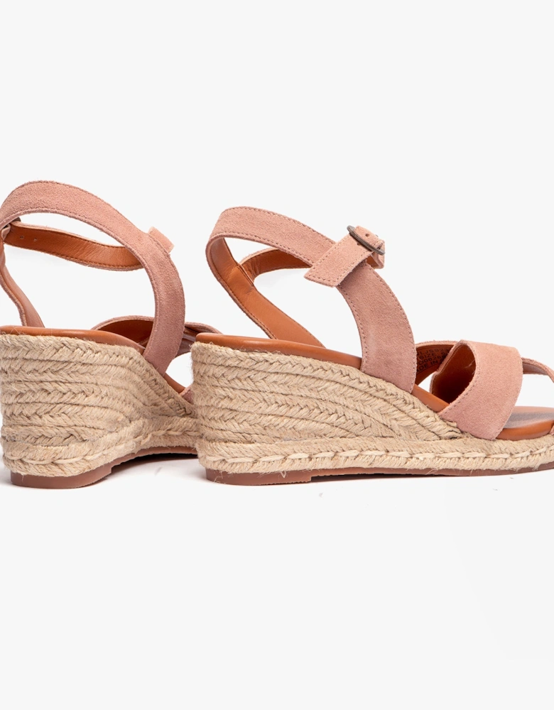 EMILY Womens Wedge Sandals Nude