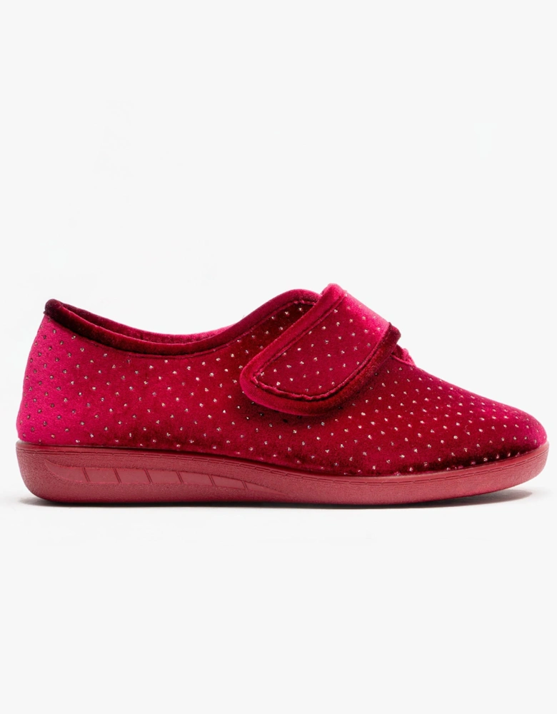 JANET Womens Slippers Bordo