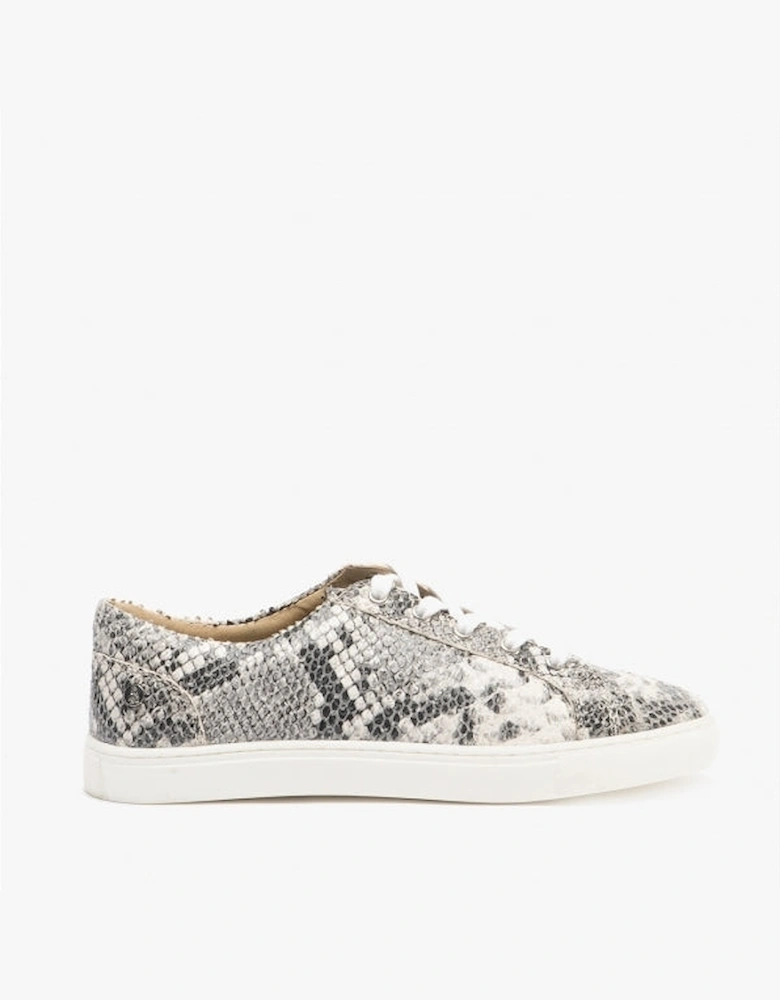 TESSA Womens Leather Casual Trainers Python