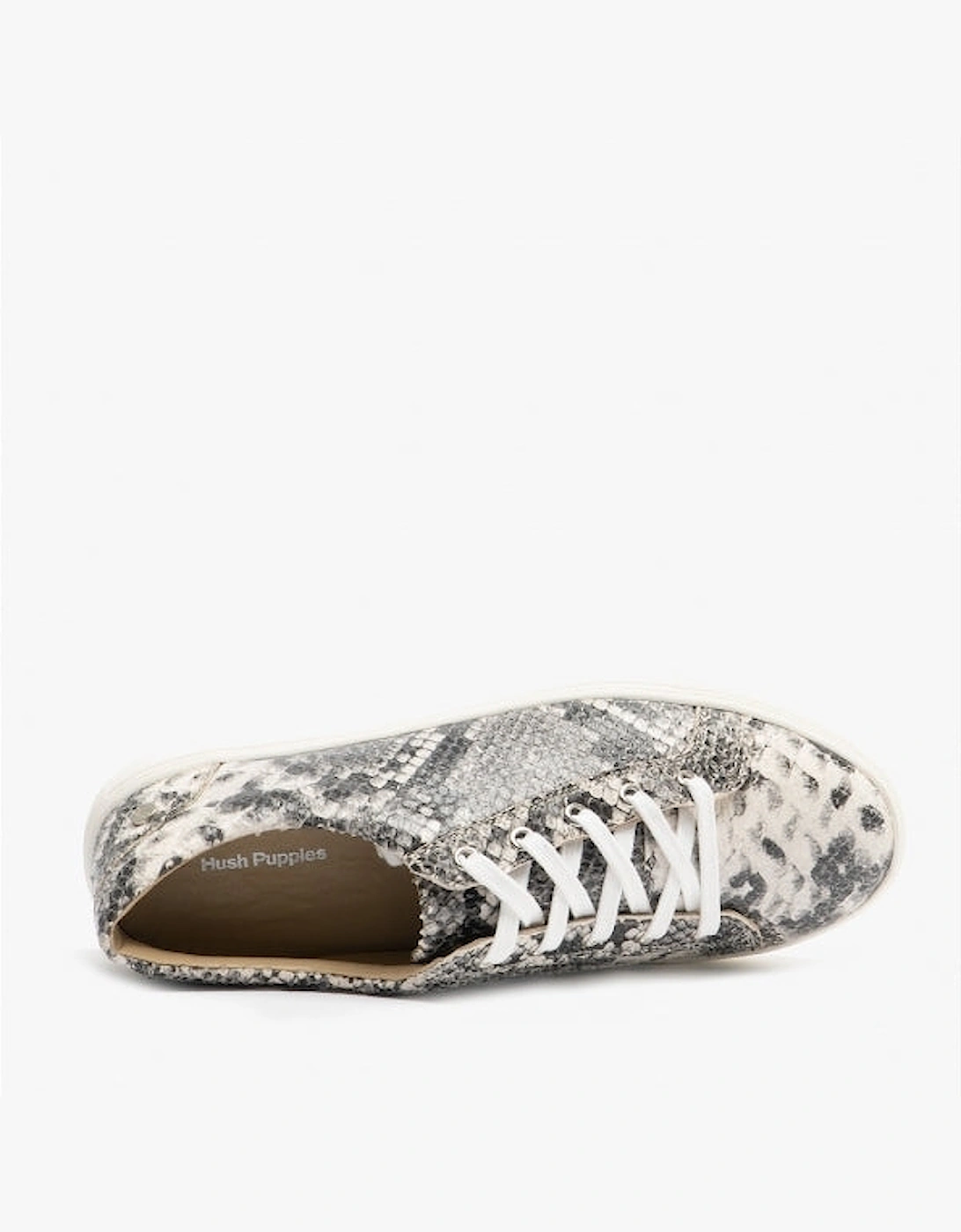 TESSA Womens Leather Casual Trainers Python