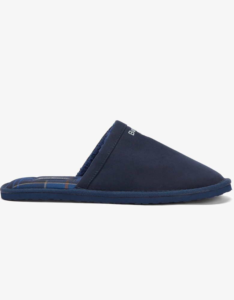 EVERITT Mens Mule Slippers Navy