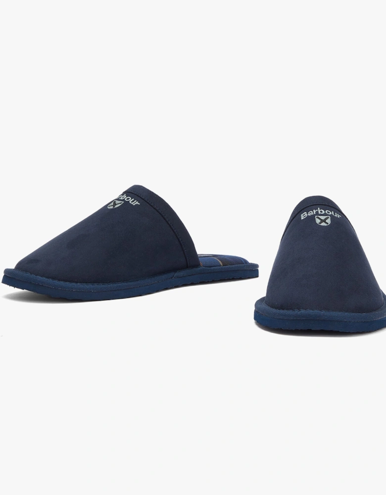 EVERITT Mens Mule Slippers Navy