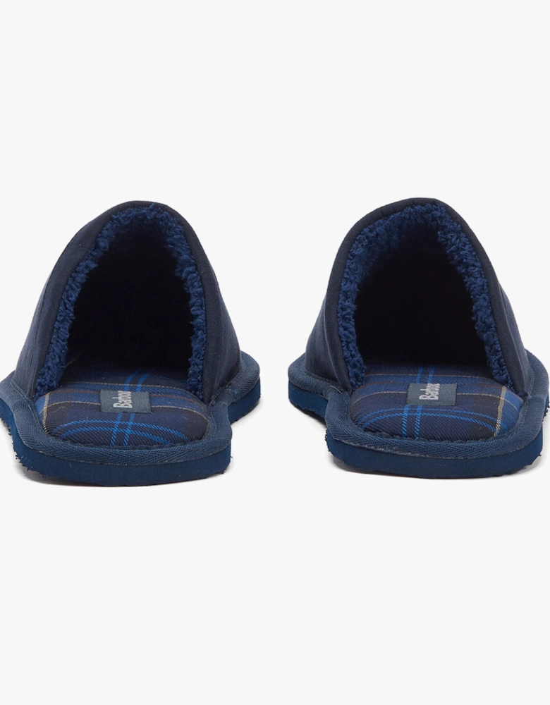 EVERITT Mens Mule Slippers Navy