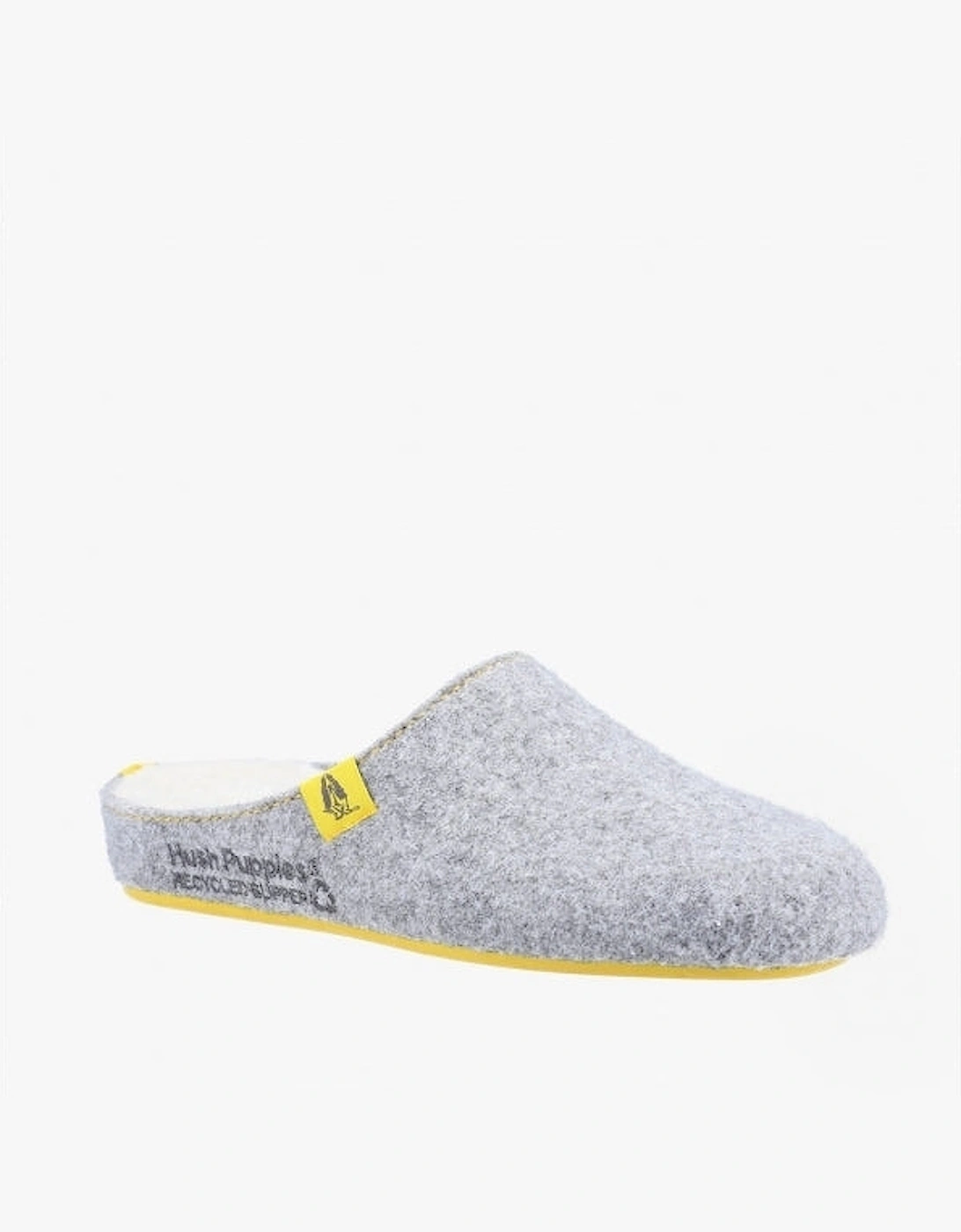 THE GOOD SLIPPER Womens Recycled Mule Slippers Grey