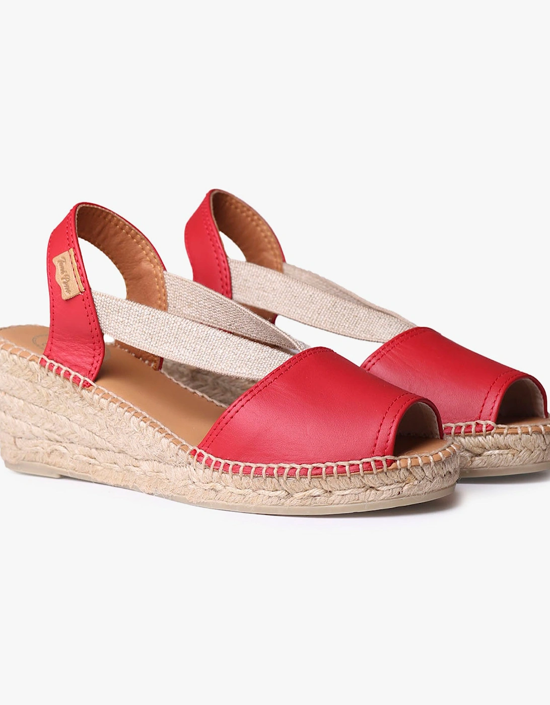 TEIDE-P Womens Espadrille Sandals Red