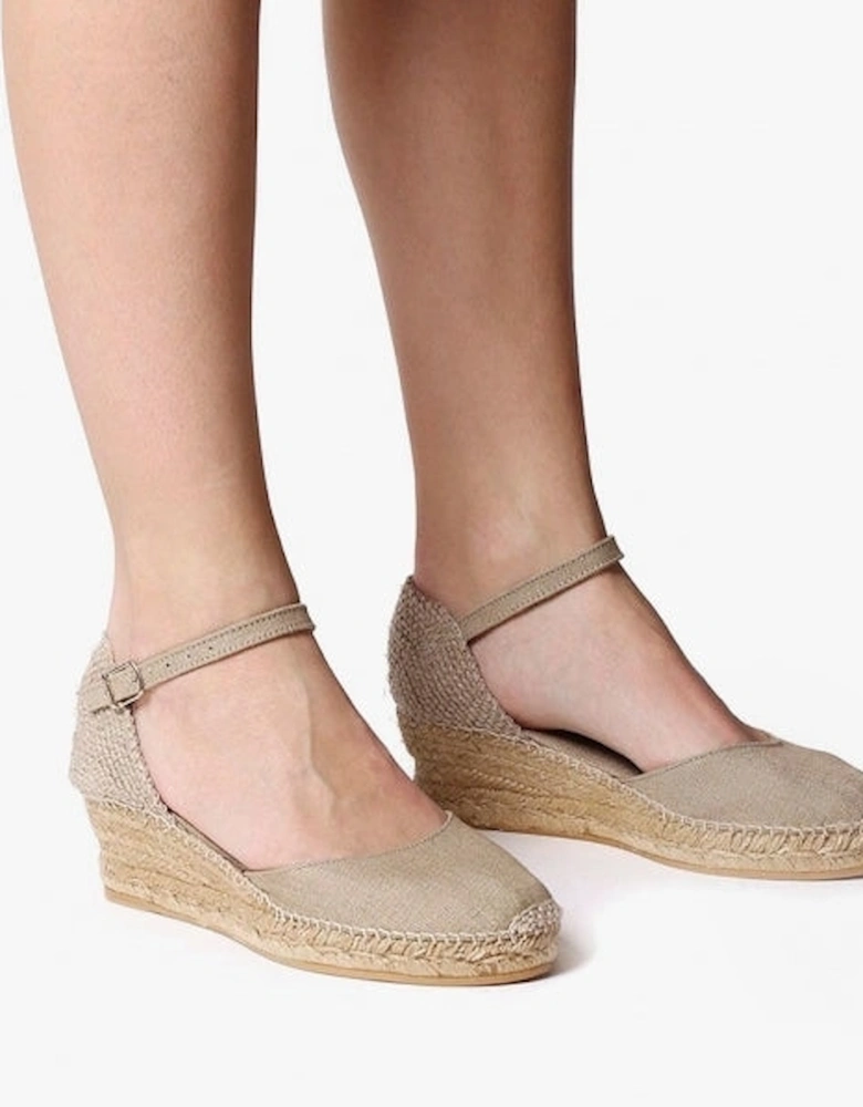 ROMINA Womens Vegan Espadrilles Stone