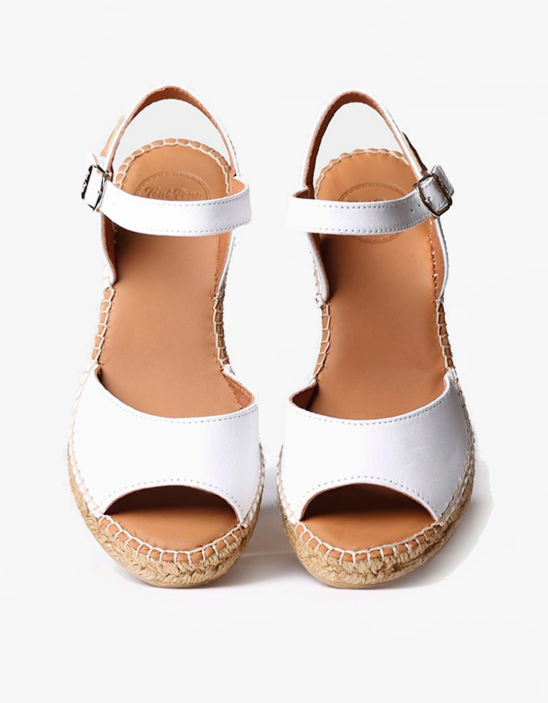 SIA-P Womens Espadrille Sandals White