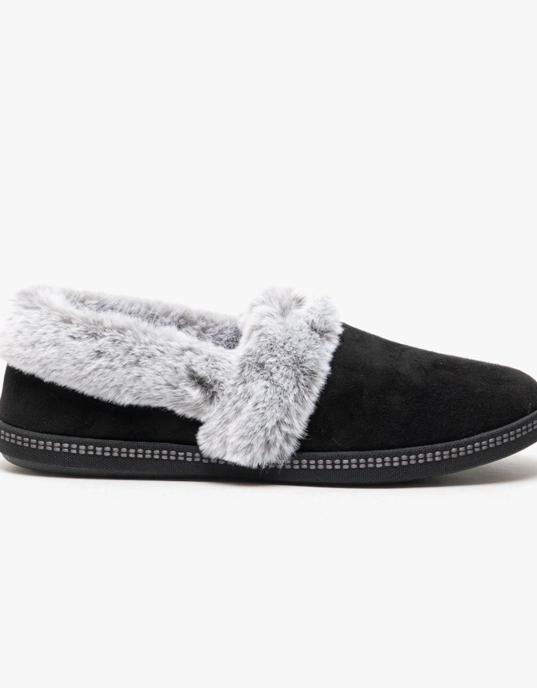 32777/BLK COZY CAMPFIRE-TEAM TOASTY Womens Full Slippers Black