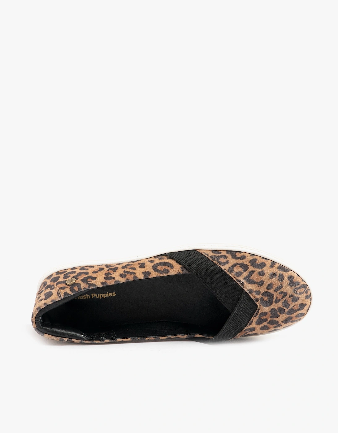 TIFFANY Womens Suede Slip On Pumps Leopard