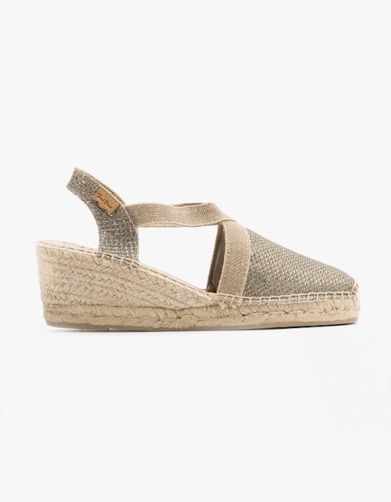 TRITON Womens Espadrille Sandals Khaki