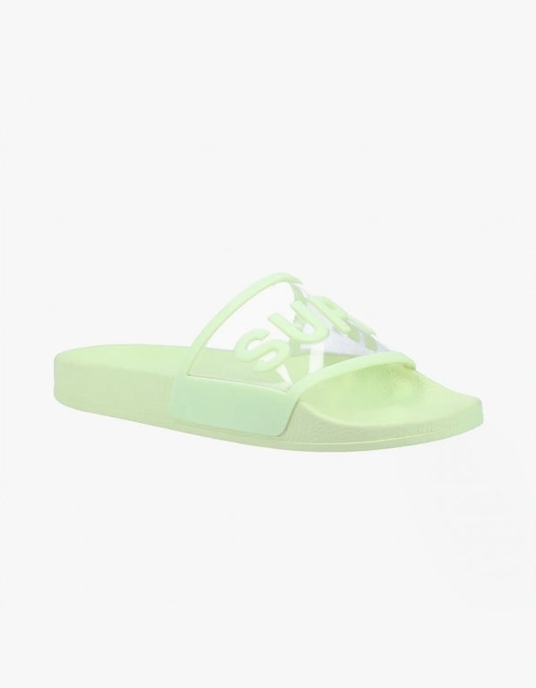 1908 CLEAR IDENTITY Womens Slides Green Primrose