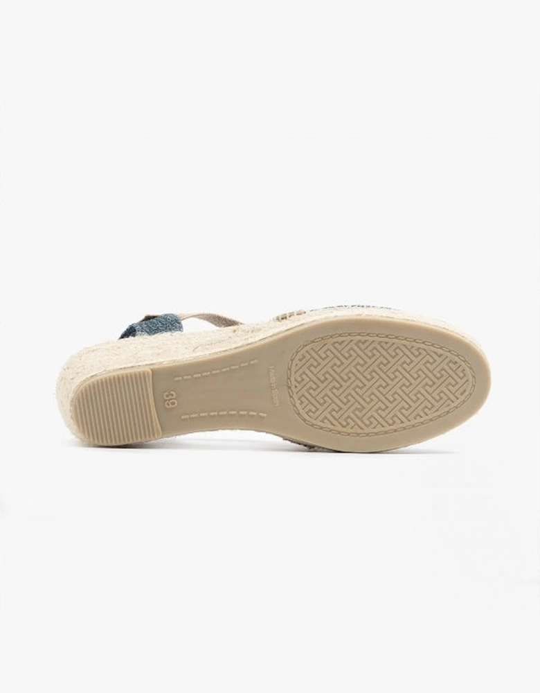 TRITON Womens Espadrille Sandals Navy