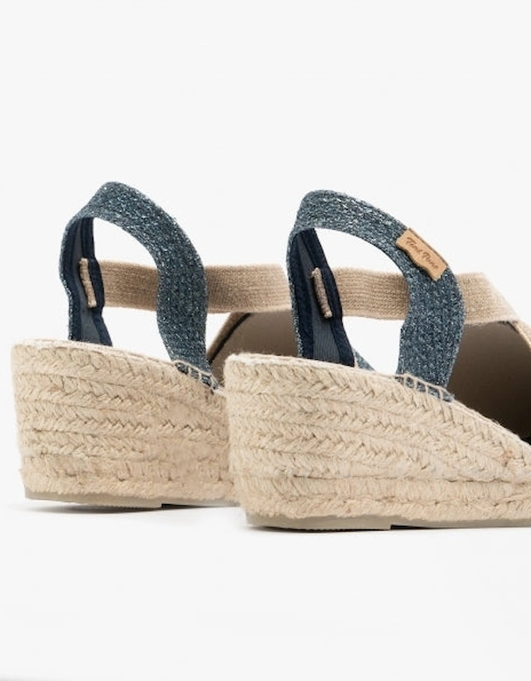 TRITON Womens Espadrille Sandals Navy