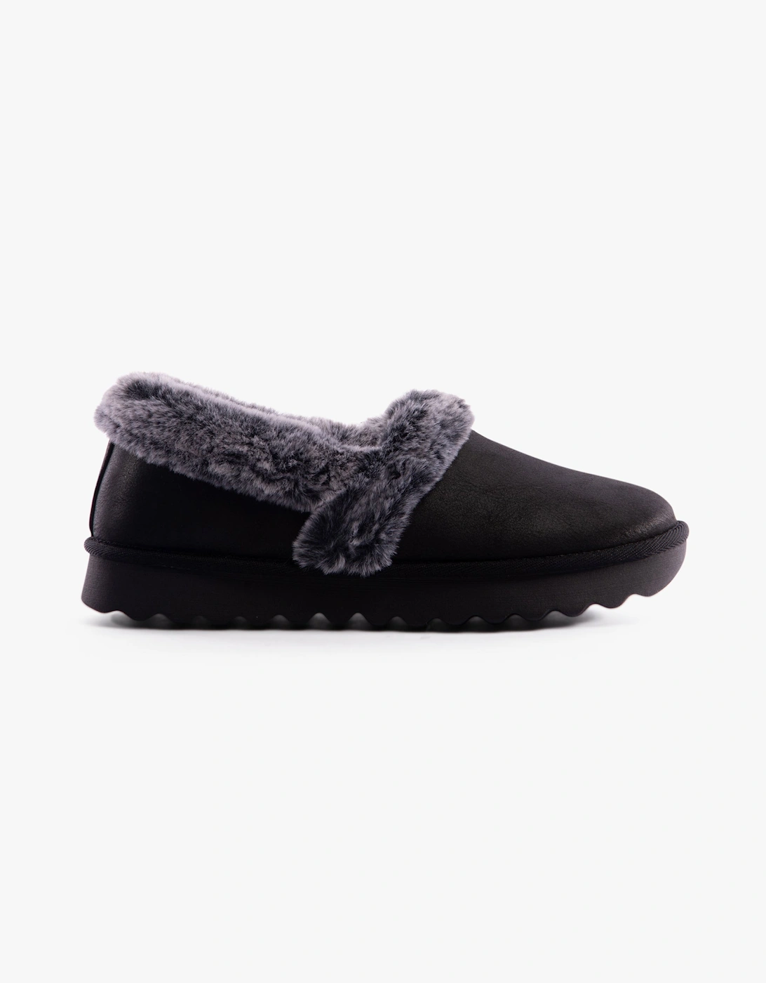 Skechers Women's Black 169027/Blk Cozy Up Slippers - Size: 5.5