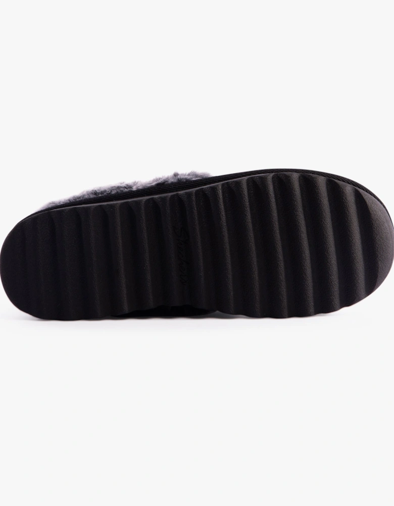 169027/BLK COZY UP Womens Slippers Black