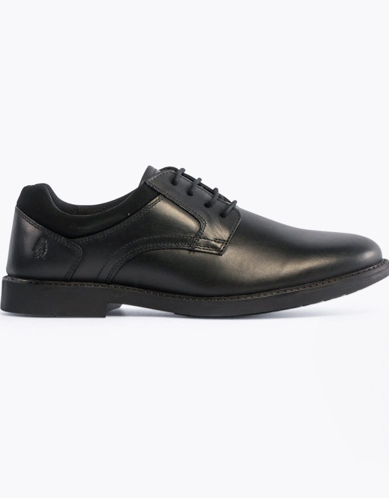 TOMMY Boys Leather School Shoes Black