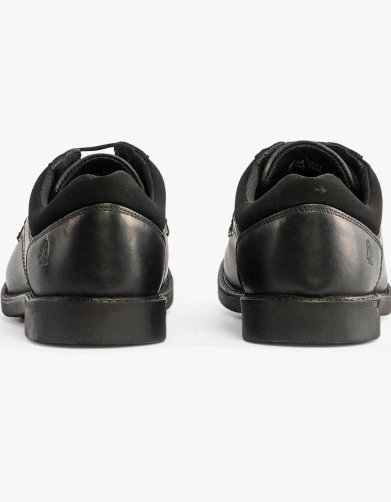 TOMMY Boys Leather School Shoes Black