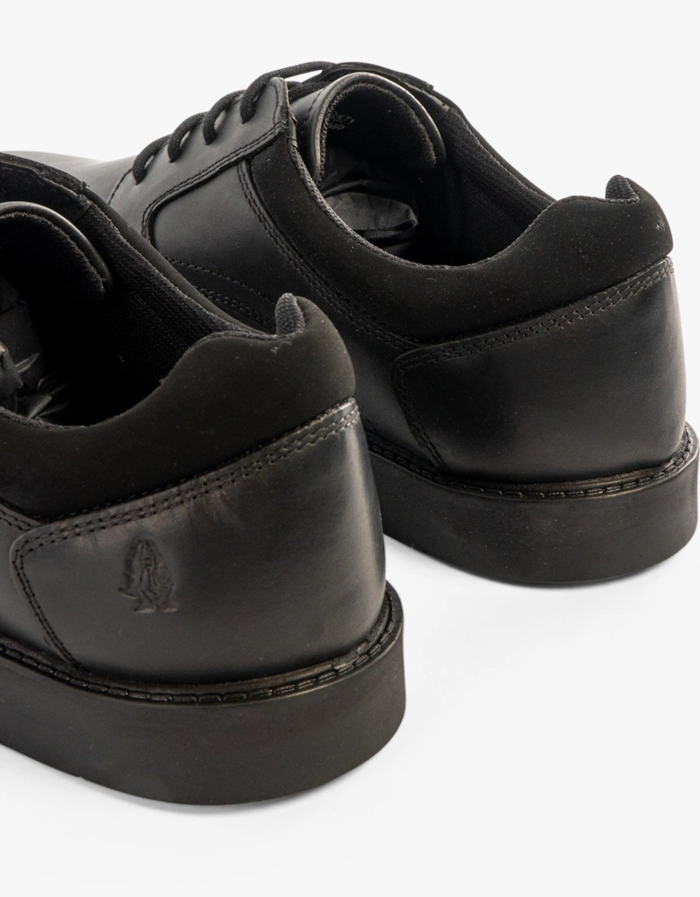 TOMMY Boys Leather School Shoes Black