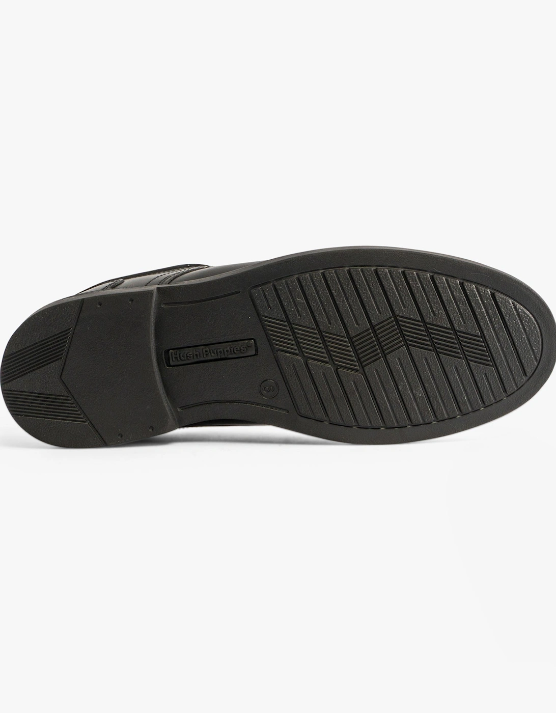 TOMMY Boys Leather School Shoes Black