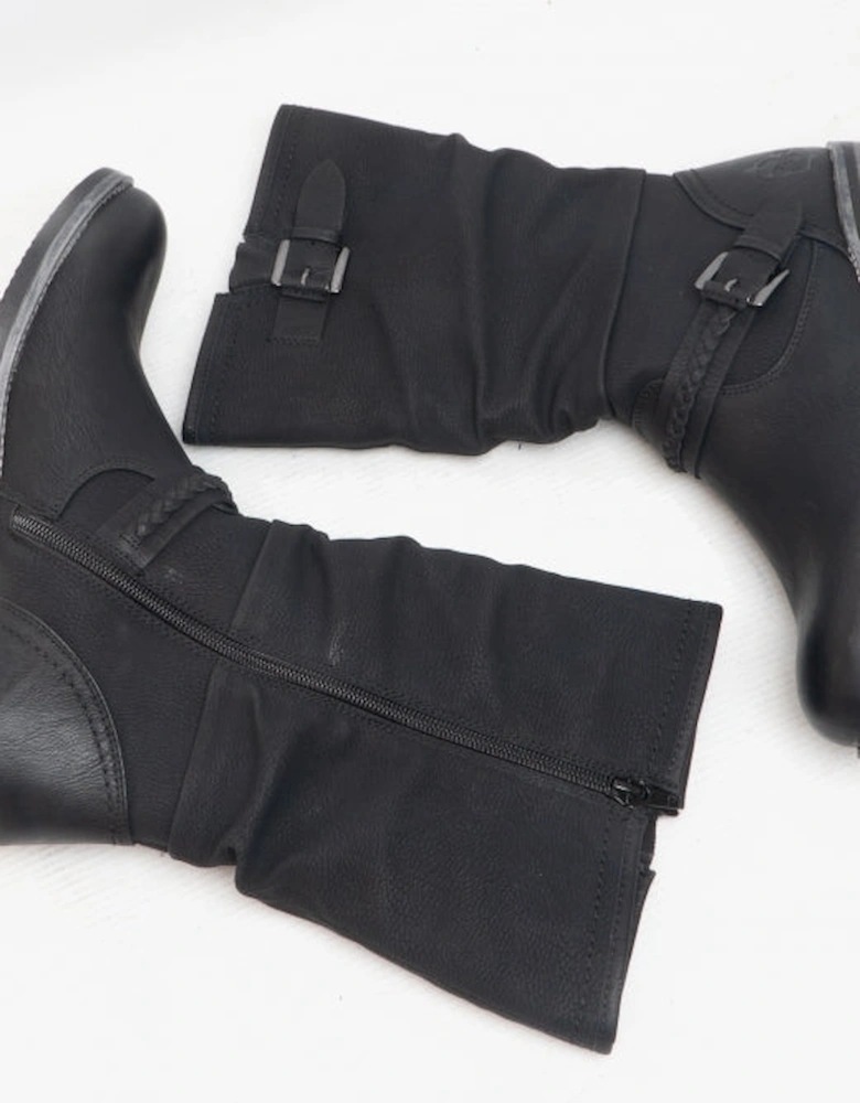 98860-00 Womens Calf Length Boots Black