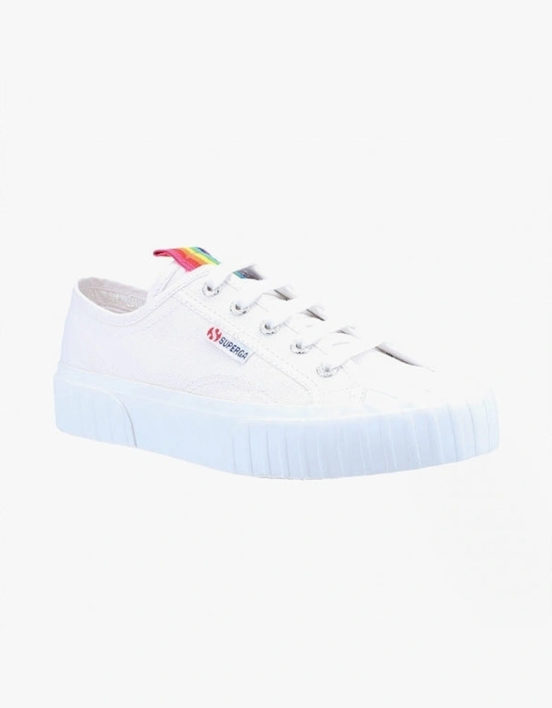 2630 STRIPE RAINBOW Womens Trainers White/Rainbow