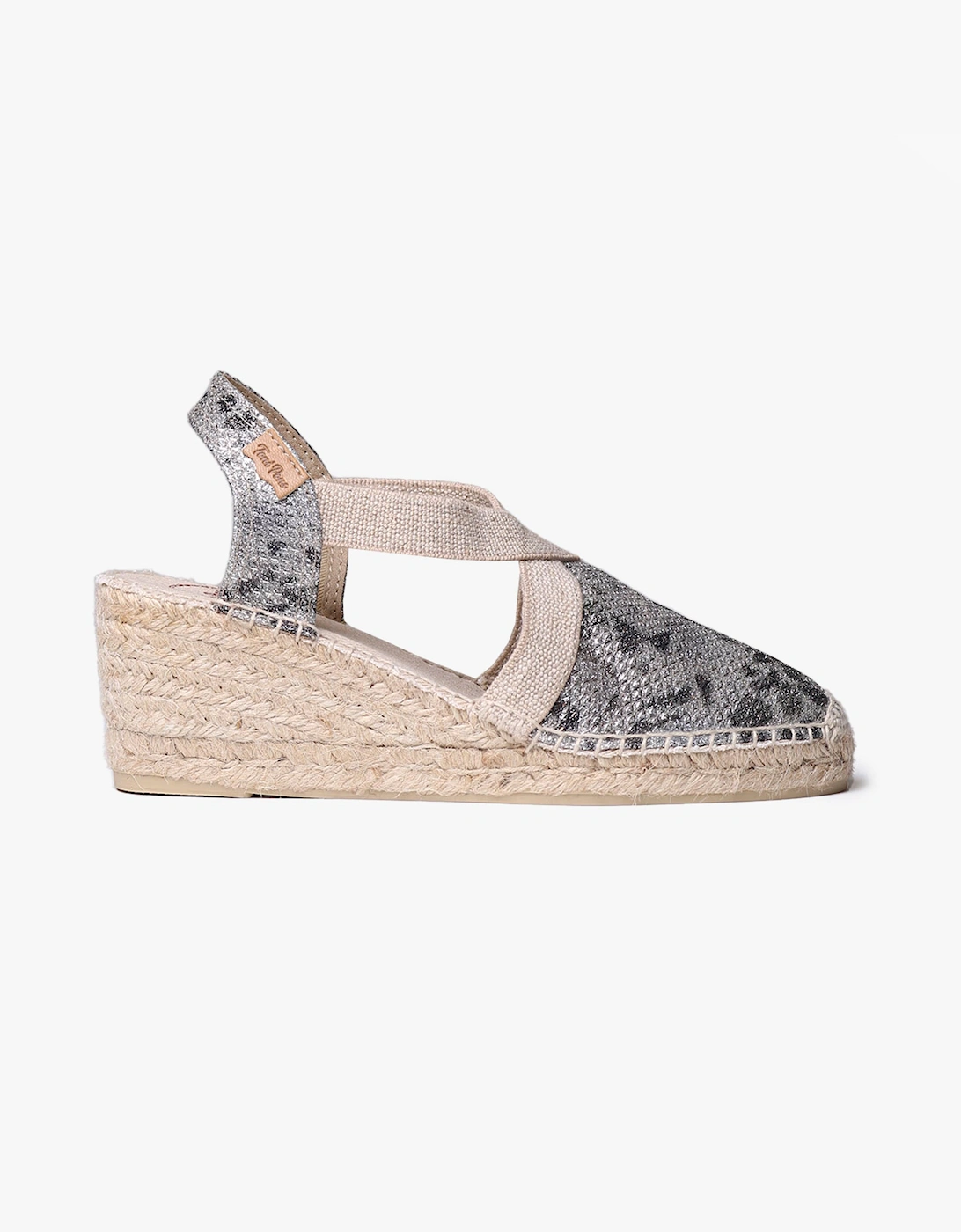 Women's Toni Pons TRITON Womens Espadrille Sandals Night - Silver - Size: 6