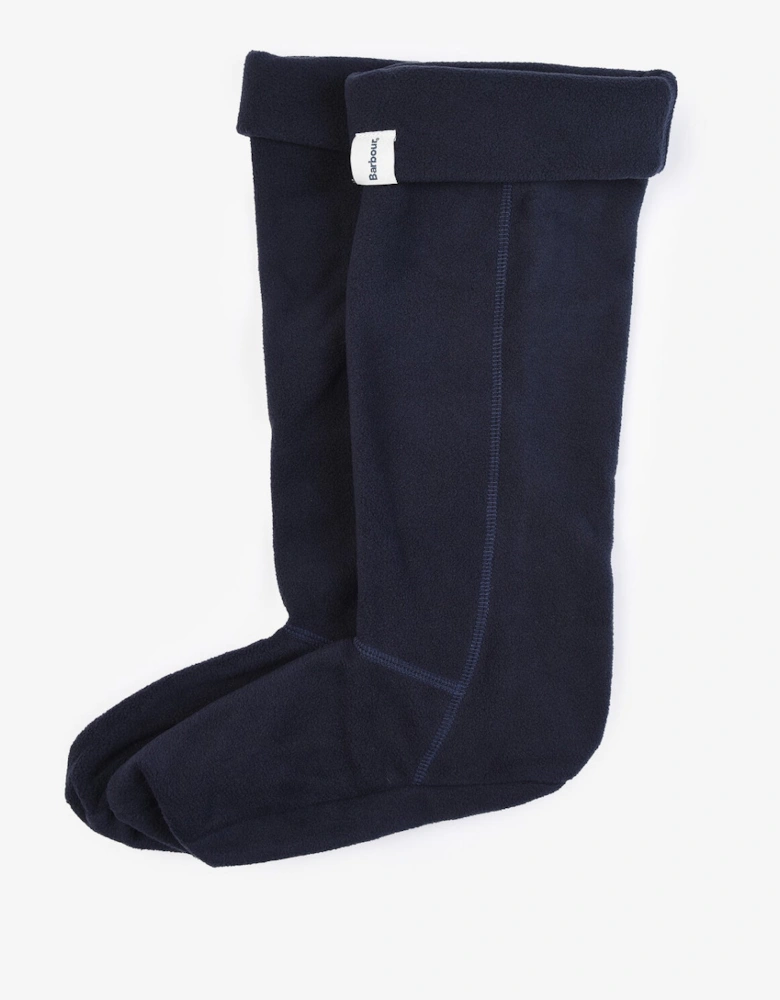 FLEECE WELLINGTON Socks Unisex Adults Navy