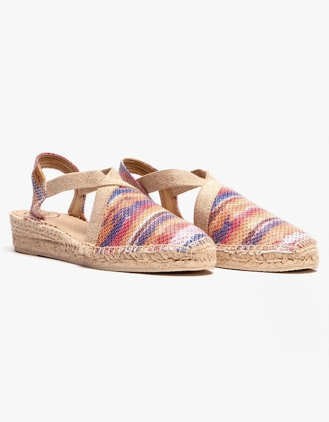 VELINO Womens Wedge Espadrilles Multi