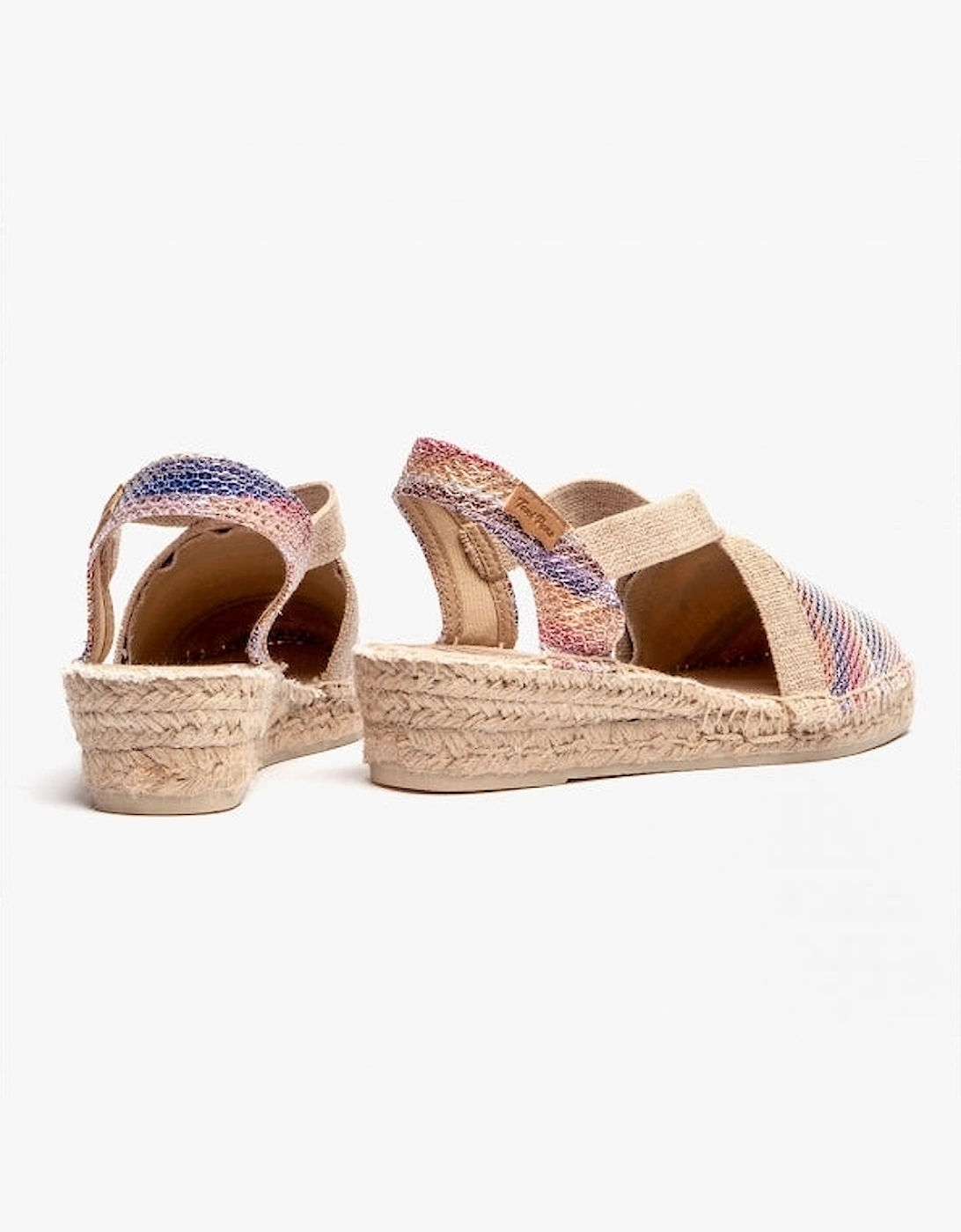 VELINO Womens Wedge Espadrilles Multi