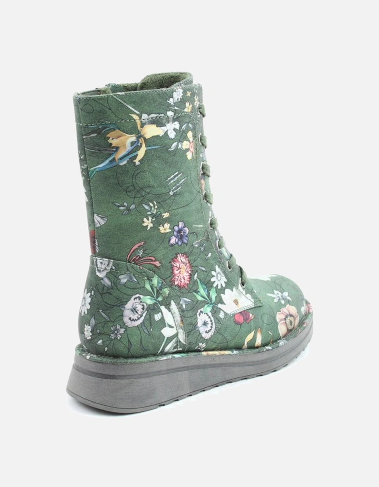 MARTINA4 PRINT FANTASY Womens Ankle Boots Forest