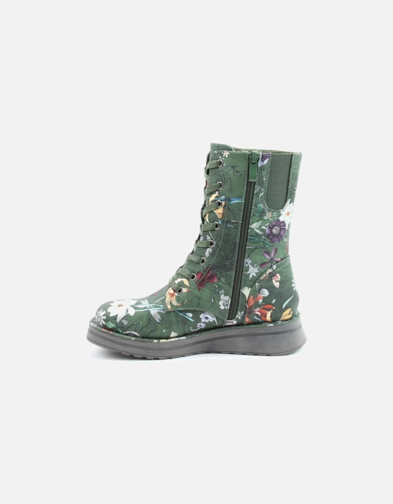 MARTINA4 PRINT FANTASY Womens Ankle Boots Forest