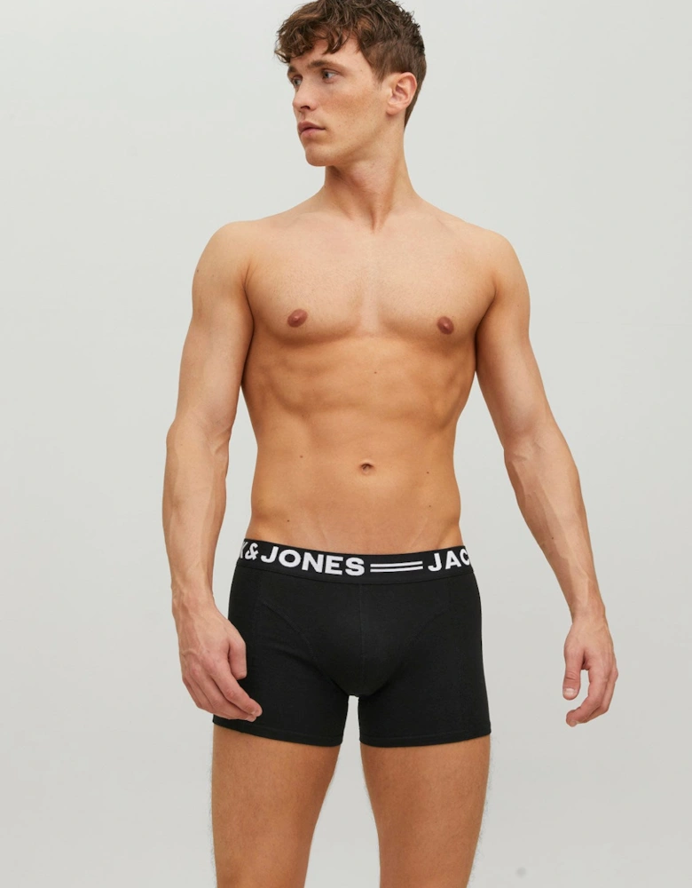 SENSE 3 Pack Trunks Mens Black