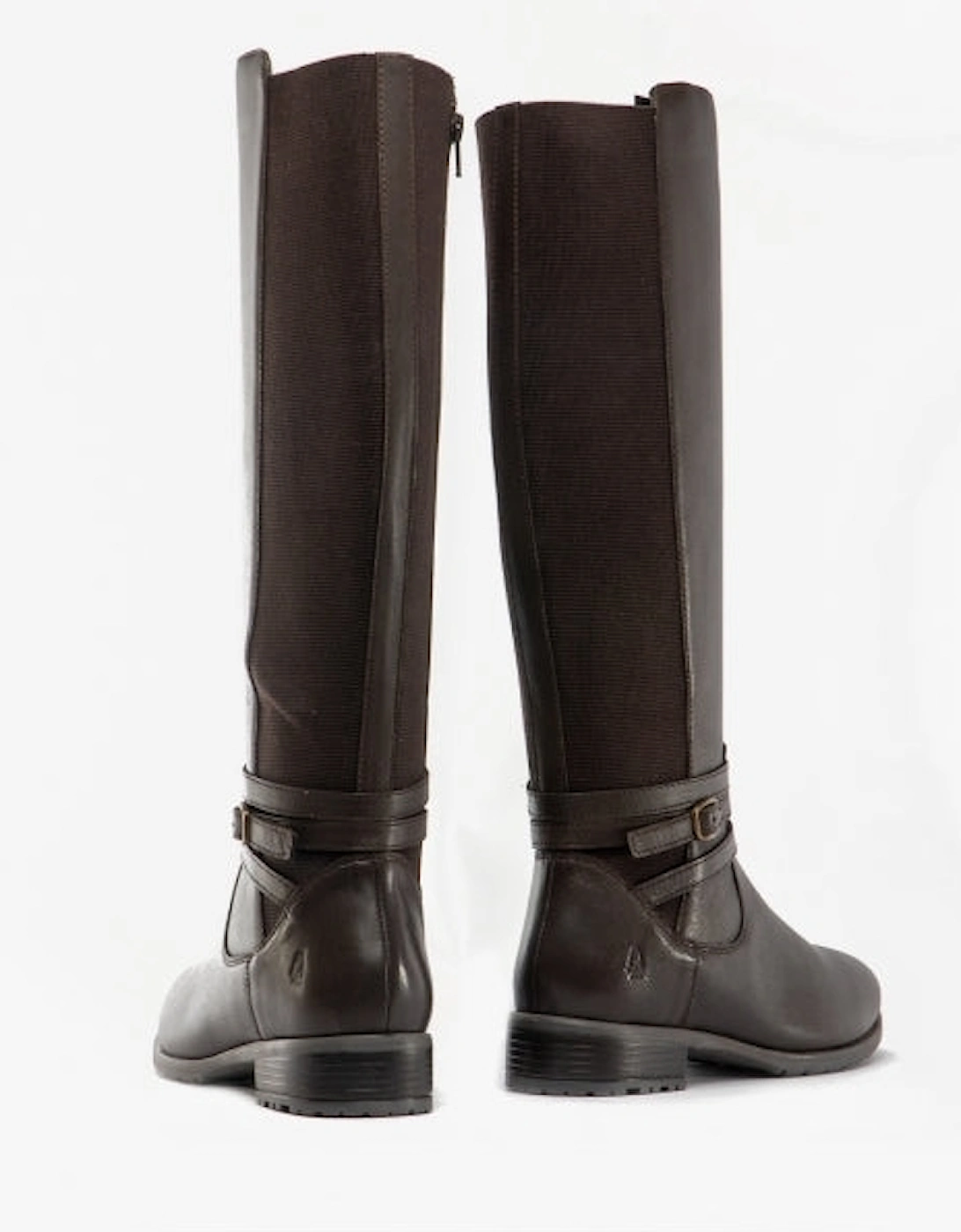 VANESSA Womens Leather Boots Brown