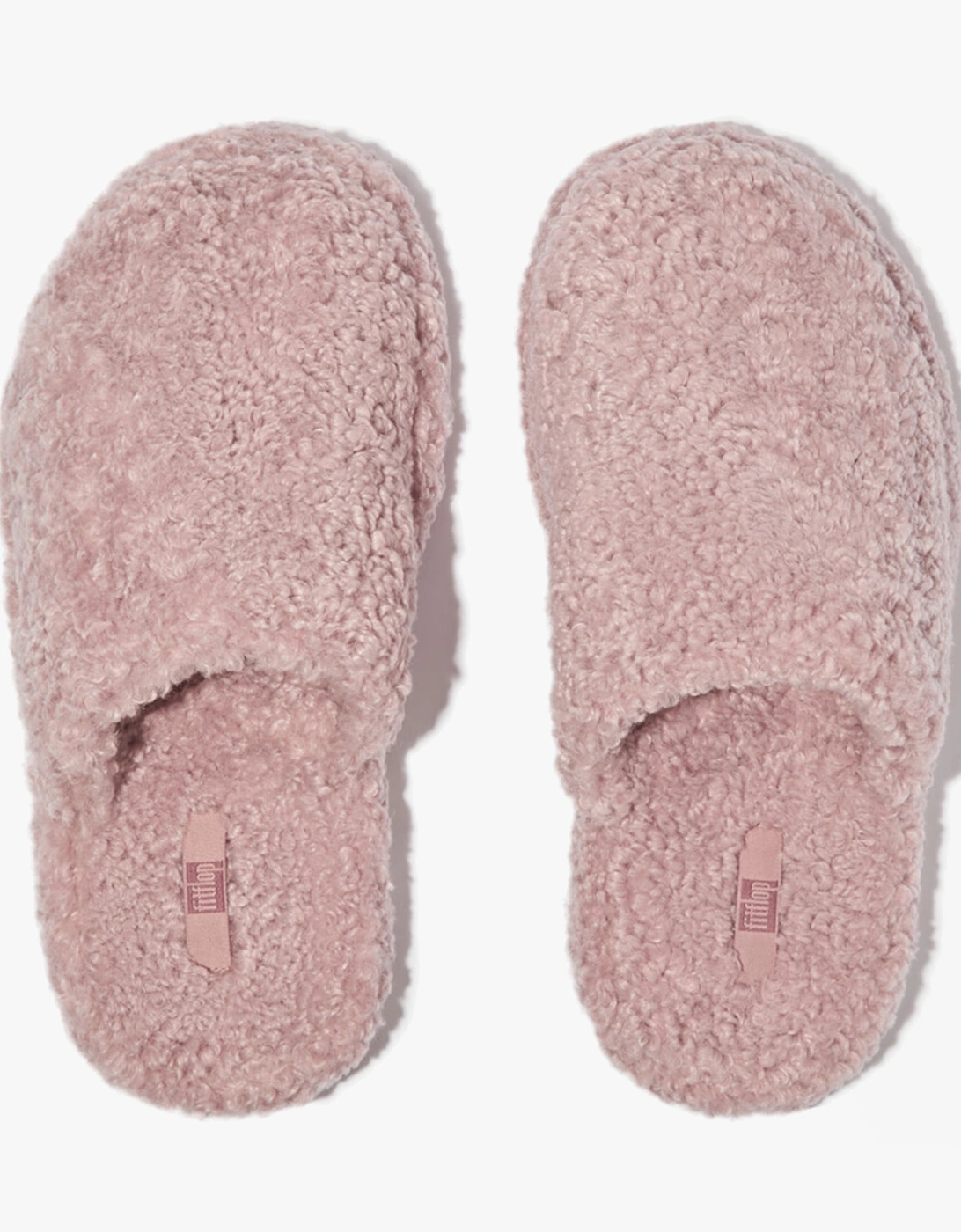 iQUSHION D-LUXE Womens Mule Slippers Dusky Pink