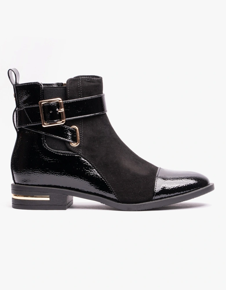 BONNIE Womens Ankle Boots Black