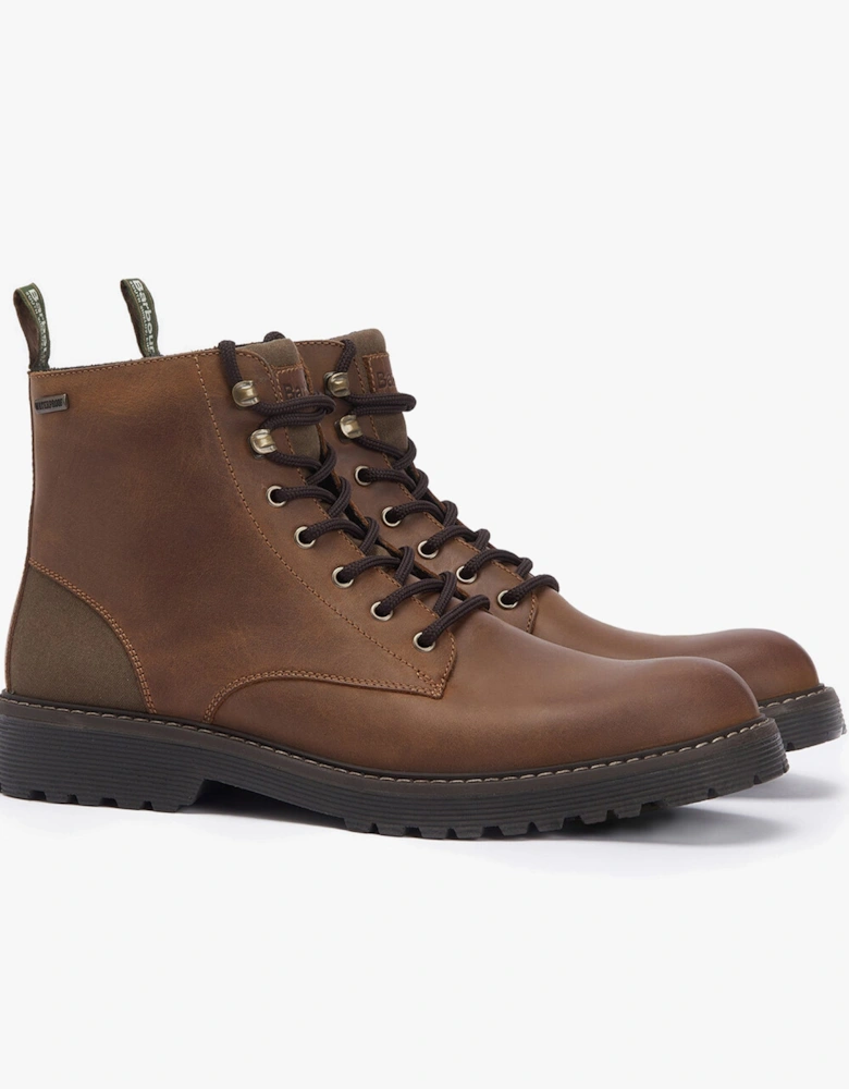 HARVEY Mens Derby Boots Teak