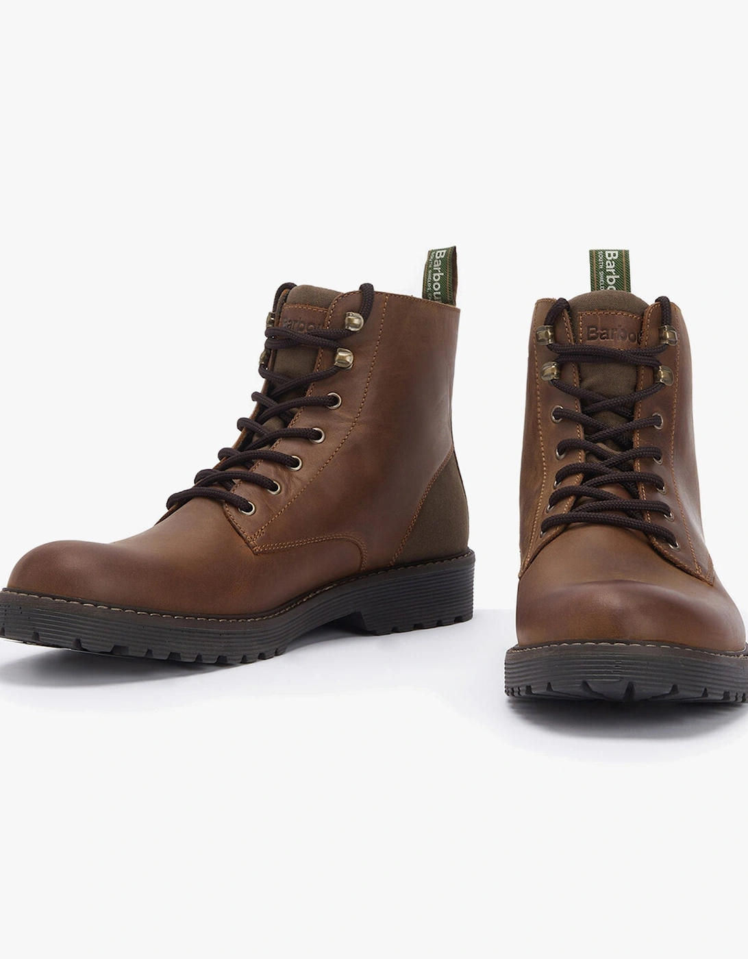 HARVEY Mens Derby Boots Teak